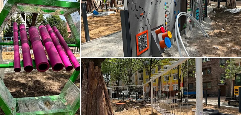 Plac zabaw, jakiego Włocławek jeszcze nie miał! Niestety pojawił się problem