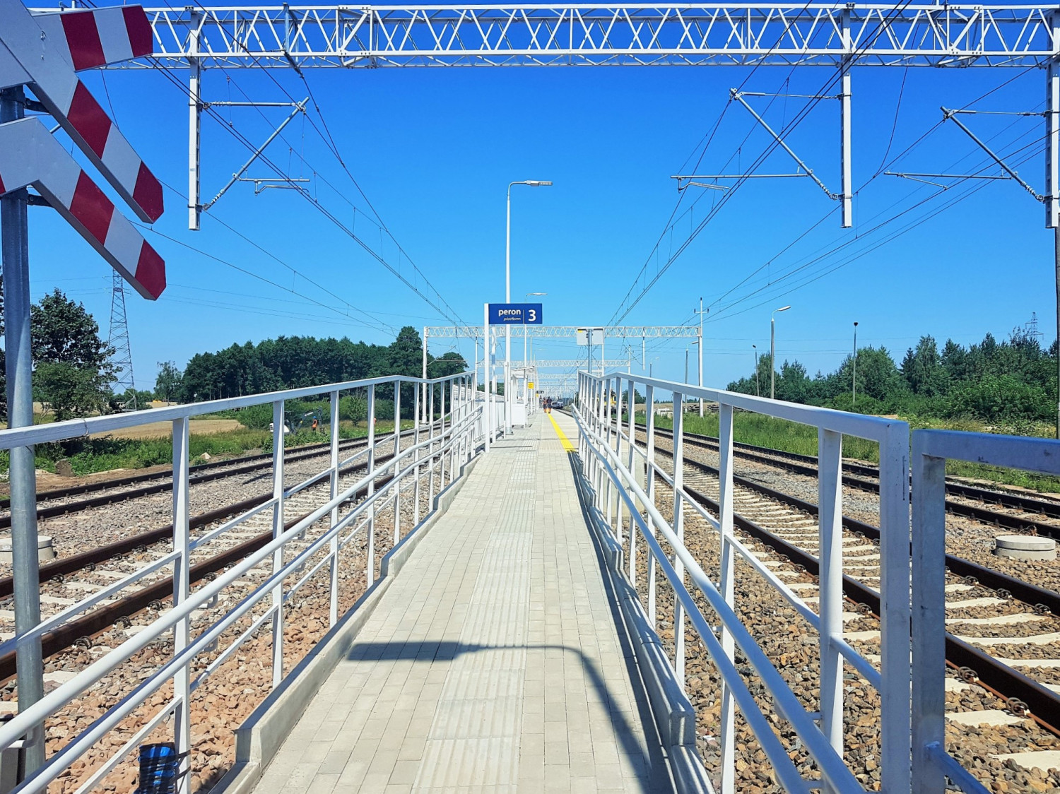 Na stacji Kaliska Kujawskie przebudowano trzy perony. Fot. PKP PLK