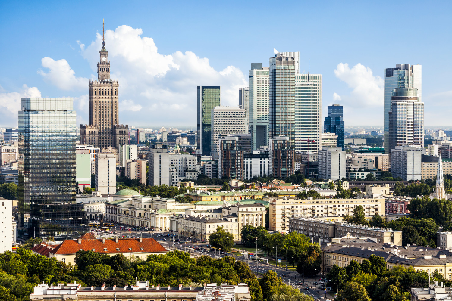 Panorama Warszawy. Fot. depositphotos